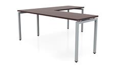 L Shaped Desks Office Source Furniture 66in x 72in Slender L-Desk 