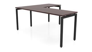 L Shaped Desks Office Source Furniture 72in x 60in Slender L-Desk