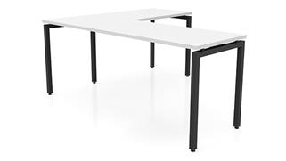 L Shaped Desks Office Source Furniture 72in x 60in Slender L-Desk 