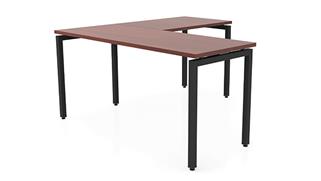 L Shaped Desks Office Source Furniture 60in x 66in Slender L-Desk