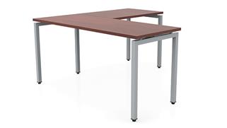 L Shaped Desks Office Source Furniture 60in x 60in Slender L-Desk 