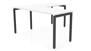 L Shaped Desks Office Source Furniture 60in x 60in Slender L-Desk 