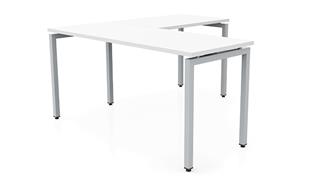 L Shaped Desks Office Source Furniture 60in x 72in Slender L-Desk