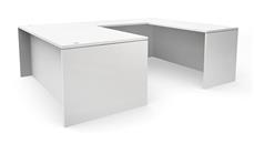 U Shaped Desks Office Source Furniture 72in x 96in U-Desk (72inx36in Desk, 35inx24in Bridge)