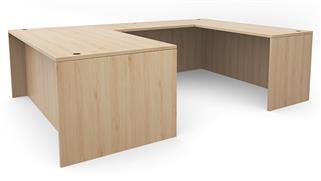 U Shaped Desks Office Source Furniture 72in x 102in U-Desk