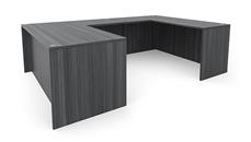 U Shaped Desks Office Source Furniture 71" x 101" U-Desk (71"x30" Desk, 47"x24" Bridge)
