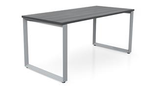 Executive Desks Office Source Furniture 66in x 24in Beveled Loop Leg Desk