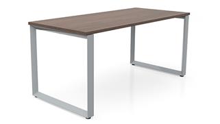 Executive Desks Office Source Furniture 66in x 24in Beveled Loop Leg Desk