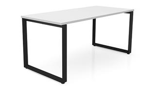Executive Desks Office Source Furniture 72in x 24in Beveled Loop Leg Desk