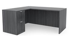 L Shaped Desks Office Source Furniture 60in x 60in Single FF Pedestal L-Shaped Desk