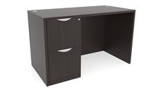 Compact Desks Office Source Furniture 47" x 24" Single Pedestal Desk - File File (FF)