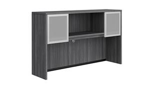 Hutches Office Source Furniture 60in Hutch with Two Glass Doors