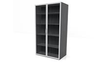 Storage Cabinets Office Source Furniture 65-1/2"H Glass Door Storage Cabinet
