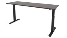 Adjustable Height Desks & Tables Office Source Furniture 48in x 24in Dual Motor 3 Stage Adjustable Height Sit to Stand Desk