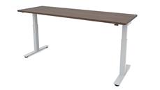 Adjustable Height Desks & Tables Office Source Furniture 6ft x 24in Dual Motor 2 Stage Adjustable Height Sit to Stand Desk