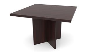 Conference Tables Office Source Furniture 42in Square Meeting Table with X-Base