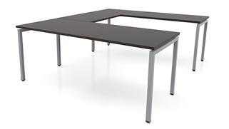 U Shaped Desks Office Source Furniture 66in x 96in OnTask U-Desk 