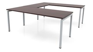 U Shaped Desks Office Source Furniture 60in x 90in OnTask U-Desk