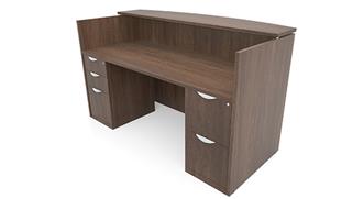 Reception Desks Office Source Furniture Double Pedestal Reception Desk 