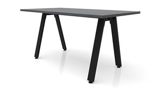 Executive Desks Office Source Furniture 60in x 30in Metal A-Leg Desk