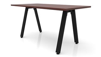 Executive Desks Office Source Furniture 72in x 30in Metal A-Leg Desk