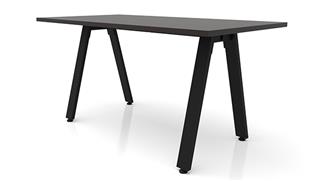 Executive Desks Office Source Furniture 60in x 30in Metal A-Leg Desk