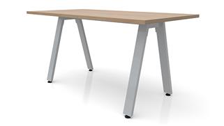 Executive Desks Office Source Furniture 72in x 30in Metal A-Leg Desk