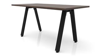 Executive Desks Office Source Furniture 66in x 24in Metal A-Leg Desk