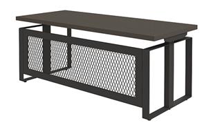 Adjustable Height Desks & Tables Office Source Furniture 72" x 30" Height Adjustable Desk