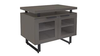Storage Cabinets Office Source Furniture 2 Shelf Storage Cabinet with Glass Doors