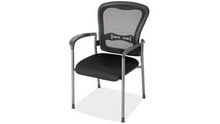 Side & Guest Chairs Office Source Furniture Mesh Back Guest Chair with Arms