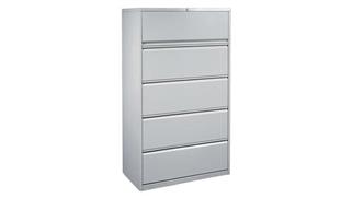 File Cabinets Lateral Office Source Furniture 36" W  5 Drawer Lateral File