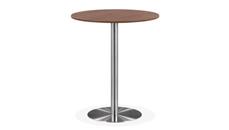 Cafeteria Tables Office Source Furniture 36in Round Cafe Height Table with Brushed Aluminum Base