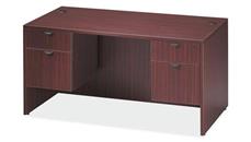 Executive Desks Office Source Furniture 66" x 30" Double Hanging Pedestal Desk