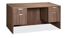 Office Credenzas Office Source Furniture 72in x 24in Double Pedestal Credenza