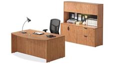 Executive Desks Office Source Furniture Bow Front Desk with Storage