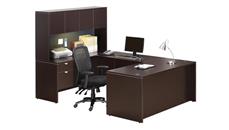 U Shaped Desks Office Source Furniture 71" x 102" Single Hanging Pedestal U-Desk with Hutch