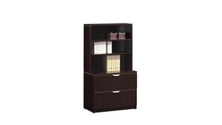 File Cabinets Lateral Office Source Furniture 2 Drawer Lateral File with Hutch