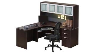 Corner Desks Office Source Furniture Corner Desk with Hutch