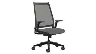 Office Chairs Office Source Furniture High Back Mesh Chair with Black Base