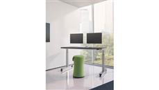 Standing Height Desks Office Source Furniture 60in W x 24in D Mobile Standing Desk