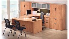 U Shaped Desks Office Source Furniture U Shaped Desk with Hutch and Additional Storage