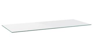 Adjustable Height Desks & Tables Office Source Furniture PGT3072 Glass Top