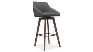 Stools Office Source Furniture Swivel Stool with Wood Legs