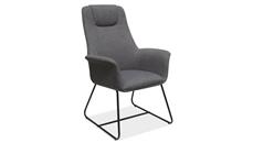 Side & Guest Chairs Office Source Furniture High Back Guest Chair with Metal Sled Base