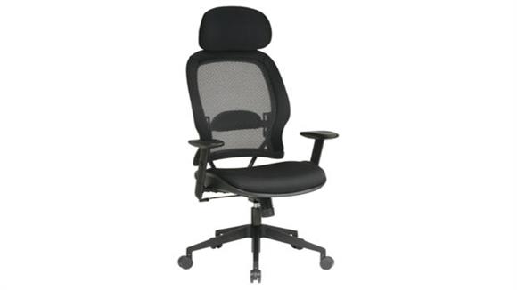 Office Chairs Office Star Professional Air Grid Chair with Adjustable Headrest