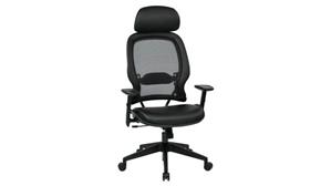 Office Chairs WFB Designs Professional Air Grid Back Managers Chair w/ Adjustable Headrest