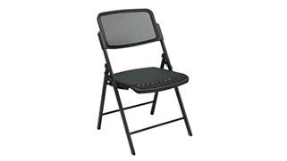 Folding Chairs WFB Designs Deluxe Mesh Folding Chair (Set of 2)