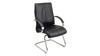 Side & Guest Chairs WFB Designs Mid Back Leather Guest Chair