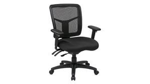 Office Chairs WFB Designs Mesh Mid Back Dual Function Office Chair - Quick Ship Black